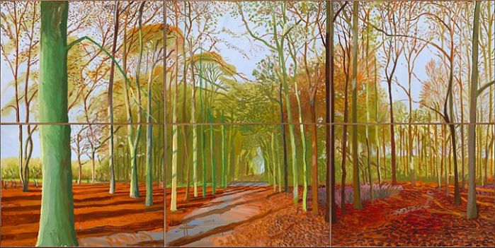 Hockney, Woldgate Woods, 21, 23 & 29 November 2006