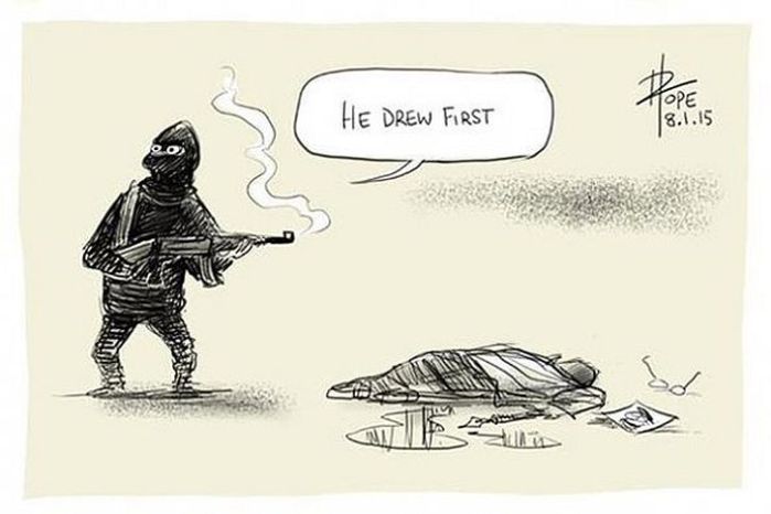 Charlie Hebdo, David Pope, Australia