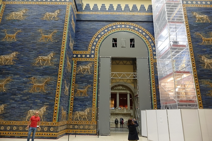Ishtar Gate of Babylon in the Pergamon Museum
